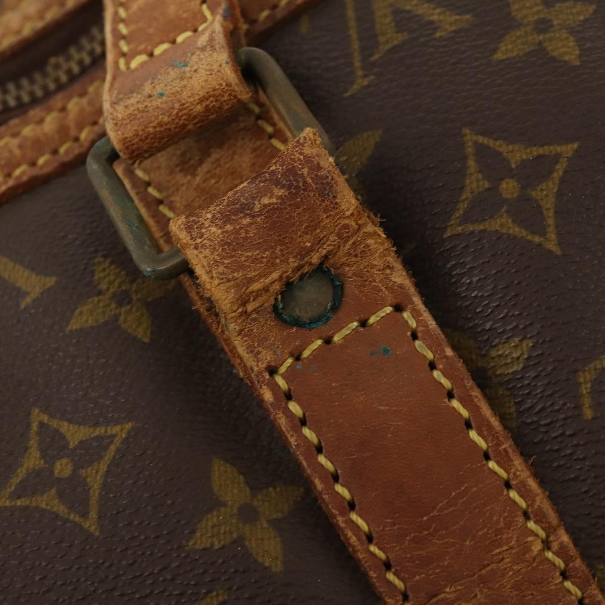 LOUIS VUITTON Monogram Sac Souple 45 Boston Bag M41624 LV Auth 180309