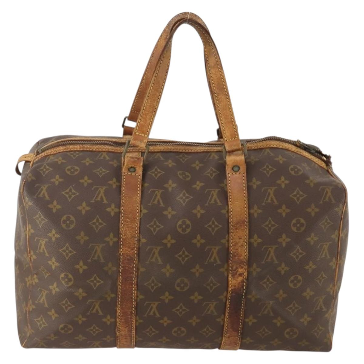 LOUIS VUITTON Monogram Sac Souple 45 Boston Bag M41624 LV Auth 180309