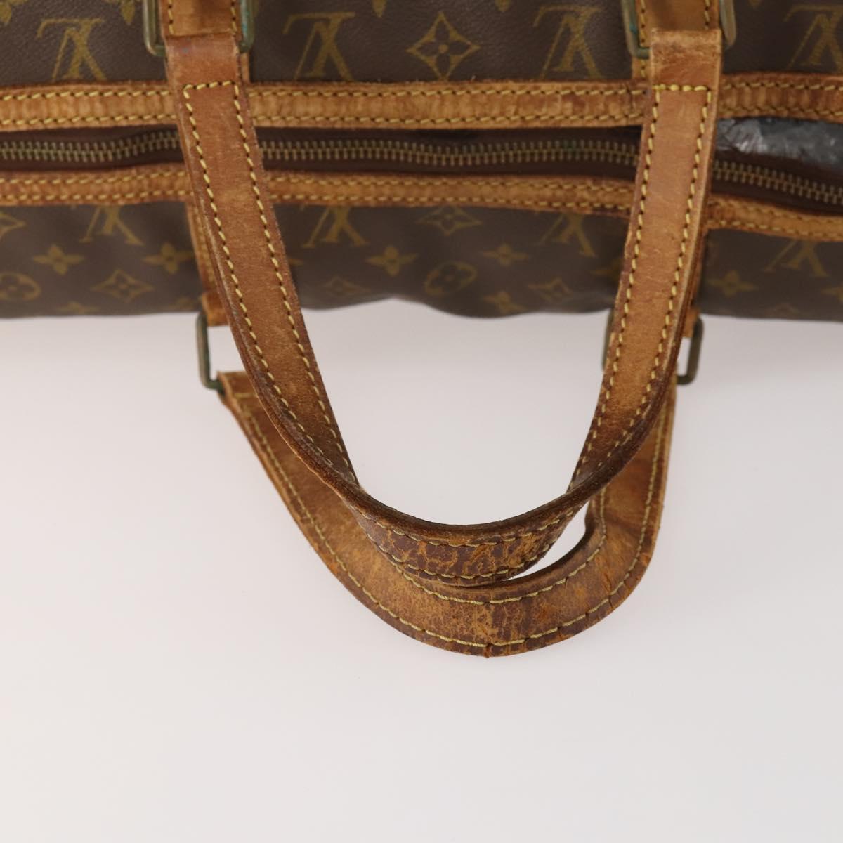 LOUIS VUITTON Monogram Sac Souple 45 Boston Bag M41624 LV Auth 180309