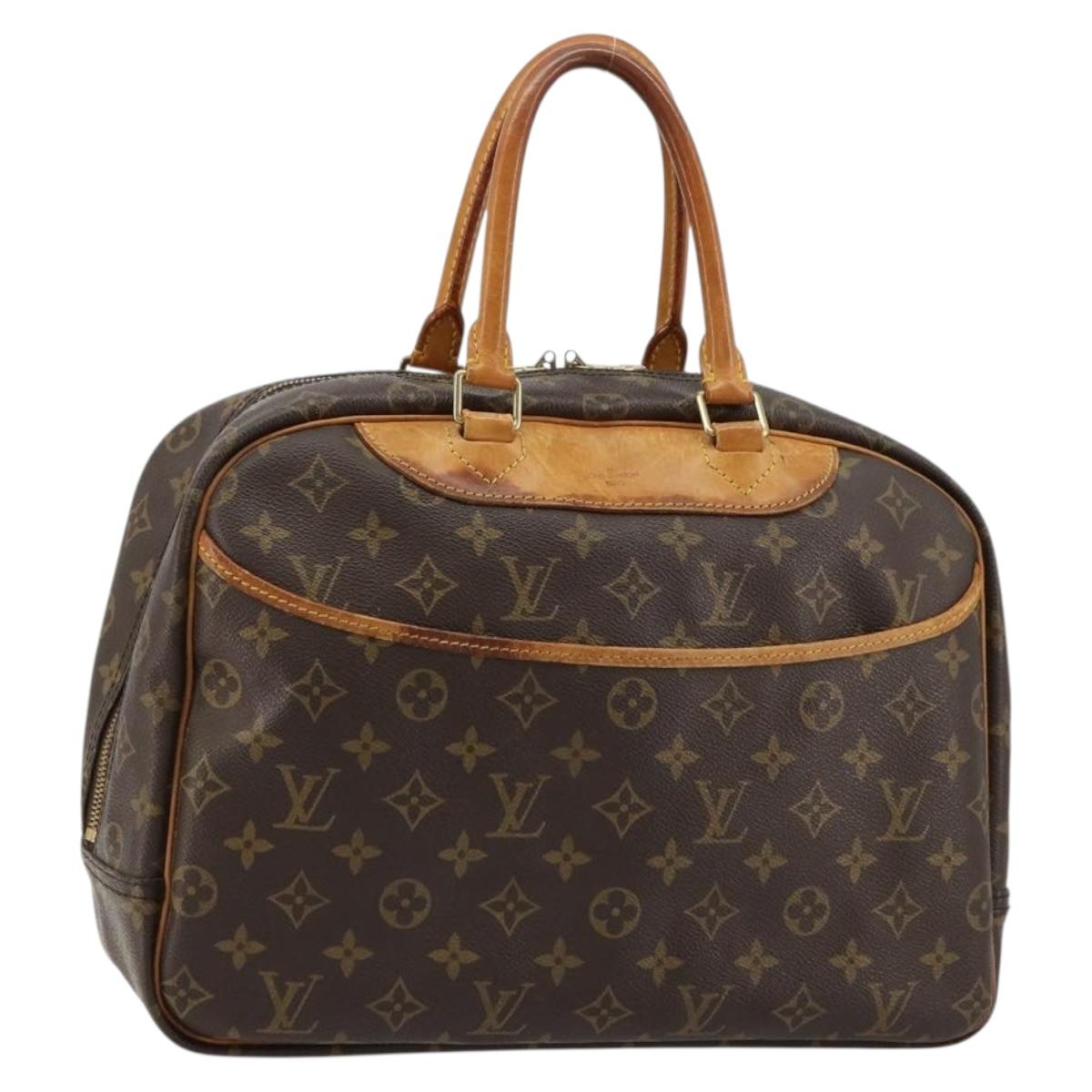 LOUIS VUITTON Monogram Deauville Hand Bag M47270 LV Auth 180317