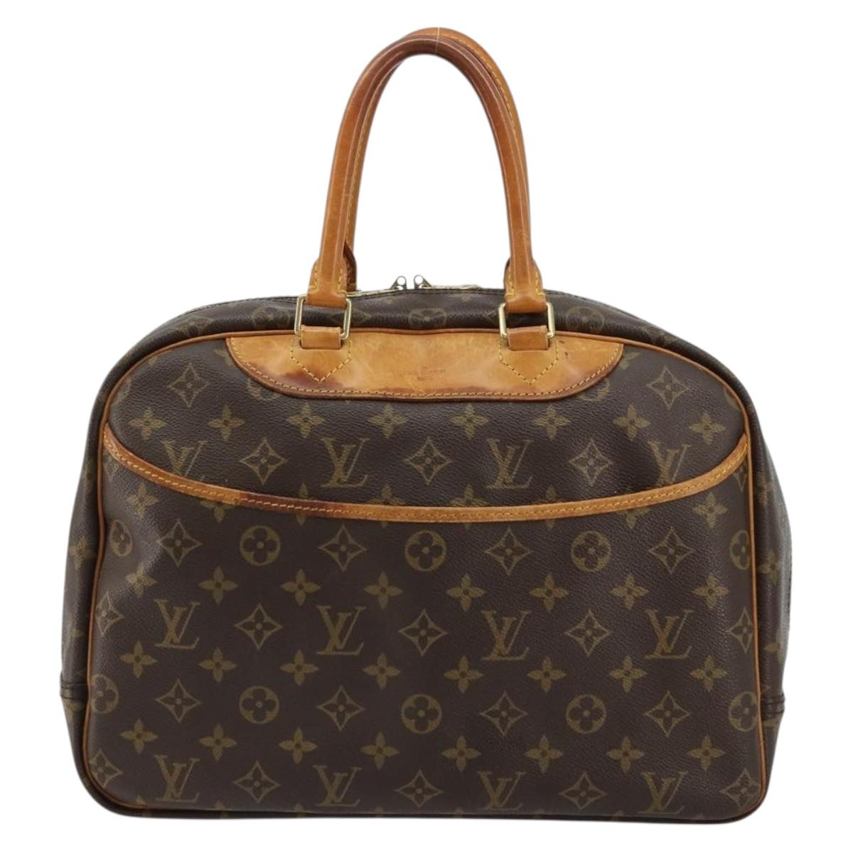 LOUIS VUITTON Monogram Deauville Hand Bag M47270 LV Auth 180317