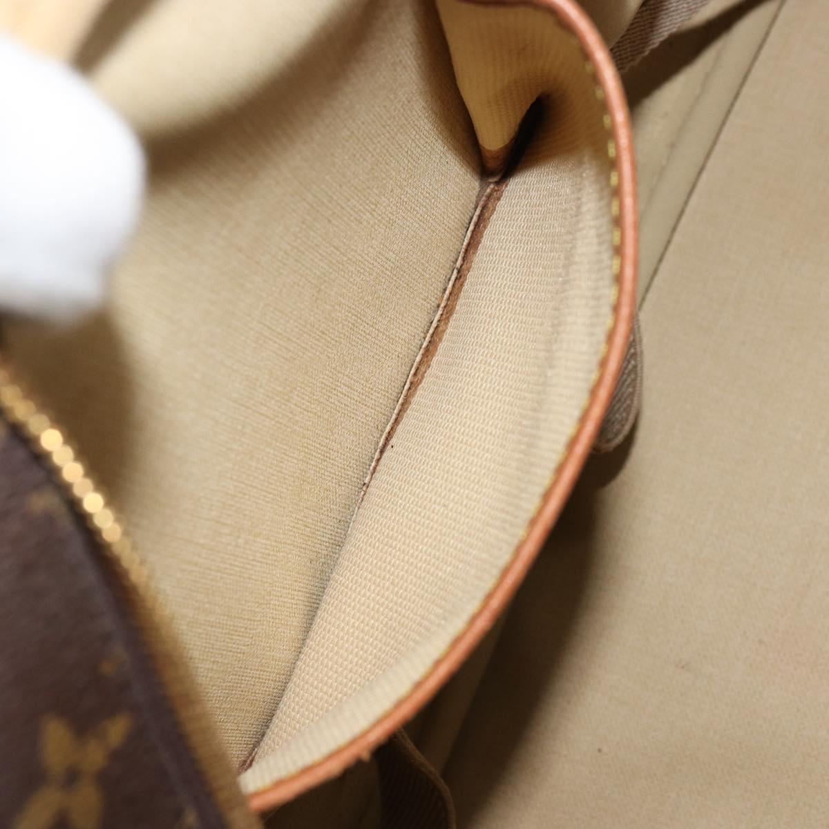 LOUIS VUITTON Monogram Deauville Hand Bag M47270 LV Auth 180317