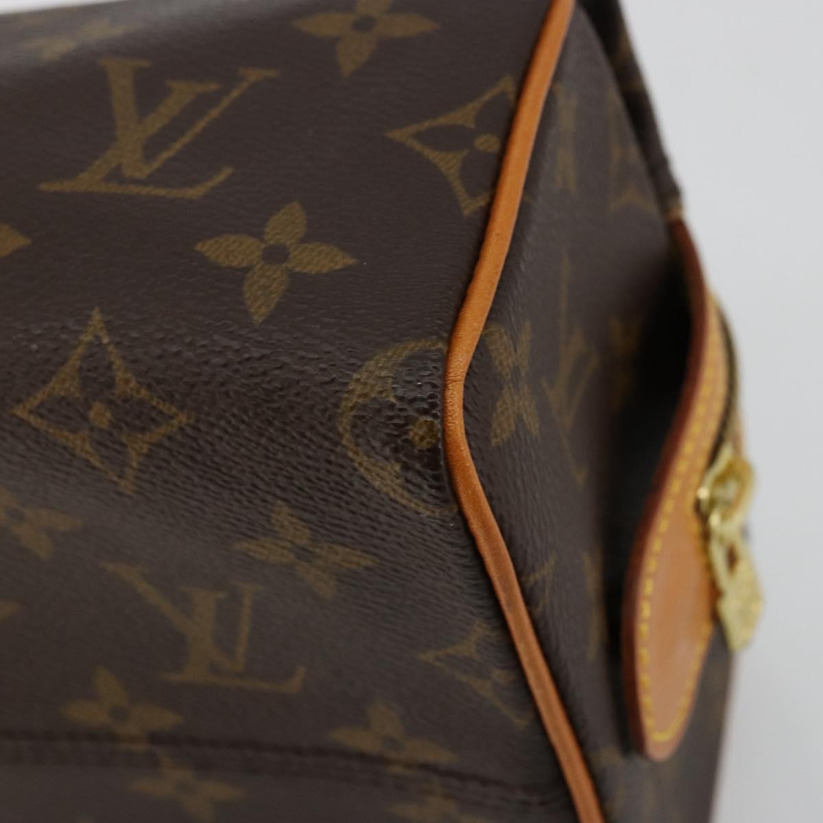 LOUIS VUITTON Monogram Trousse Patte Pression Cosmetic Pouch M47636 Auth 180318