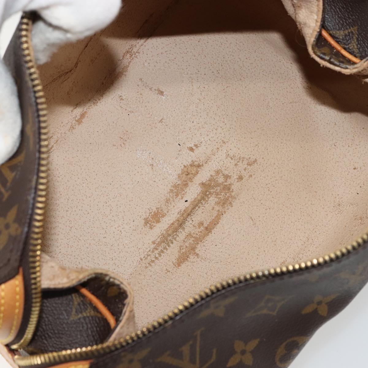 LOUIS VUITTON Monogram Trousse Patte Pression Cosmetic Pouch M47636 Auth 180318