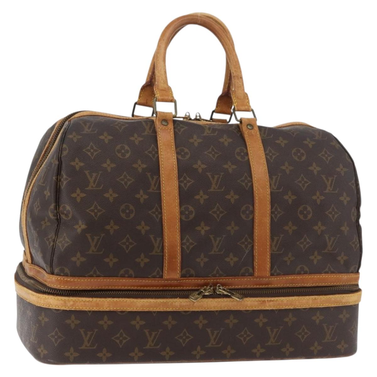 LOUIS VUITTON Monogram Sac Sports Boston Bag M41444 LV Auth 180325