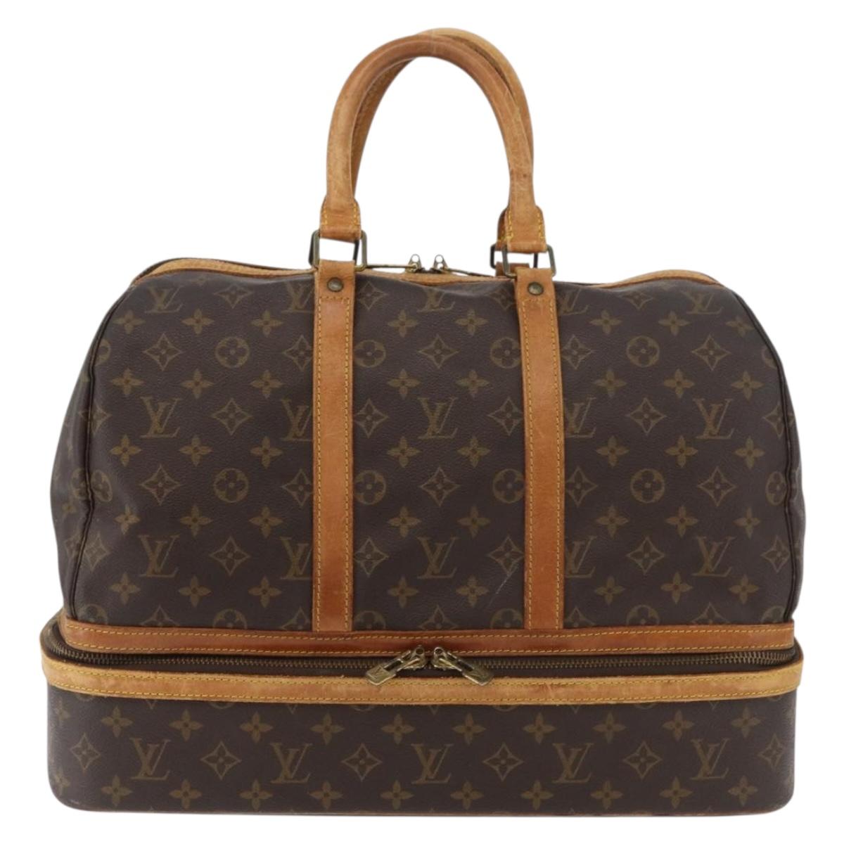 LOUIS VUITTON Monogram Sac Sports Boston Bag M41444 LV Auth 180325