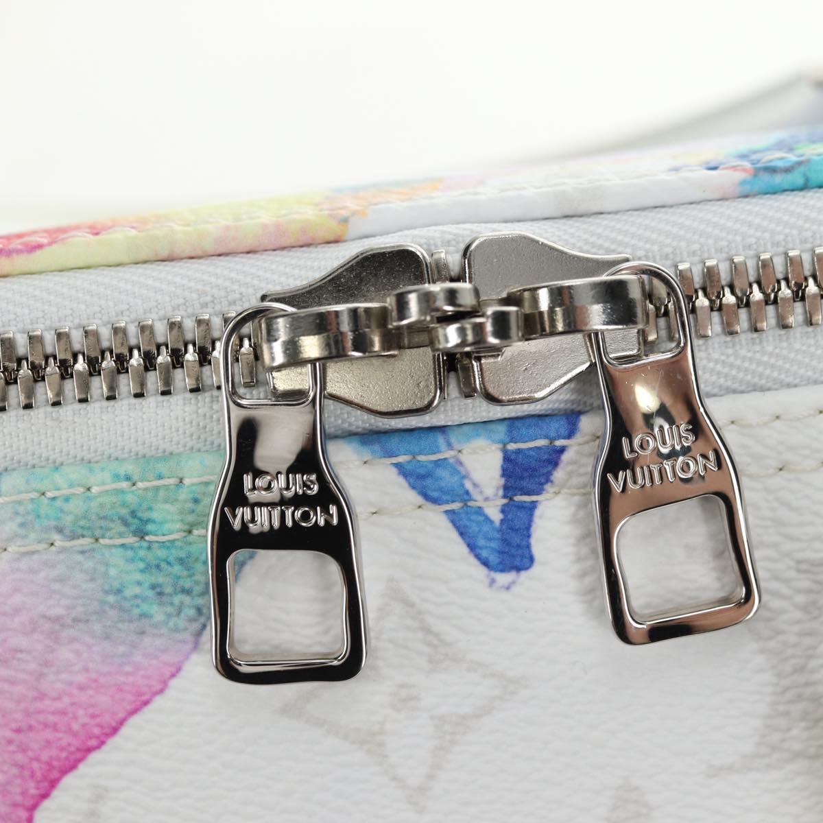 LOUIS VUITTON Watercolor Keepall Bandouliere 50 Bag M45758 LV Auth 180337SAM