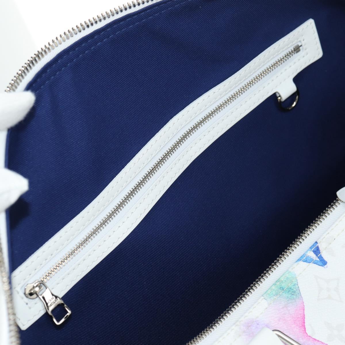 LOUIS VUITTON Watercolor Keepall Bandouliere 50 Bag M45758 LV Auth 180337SAM