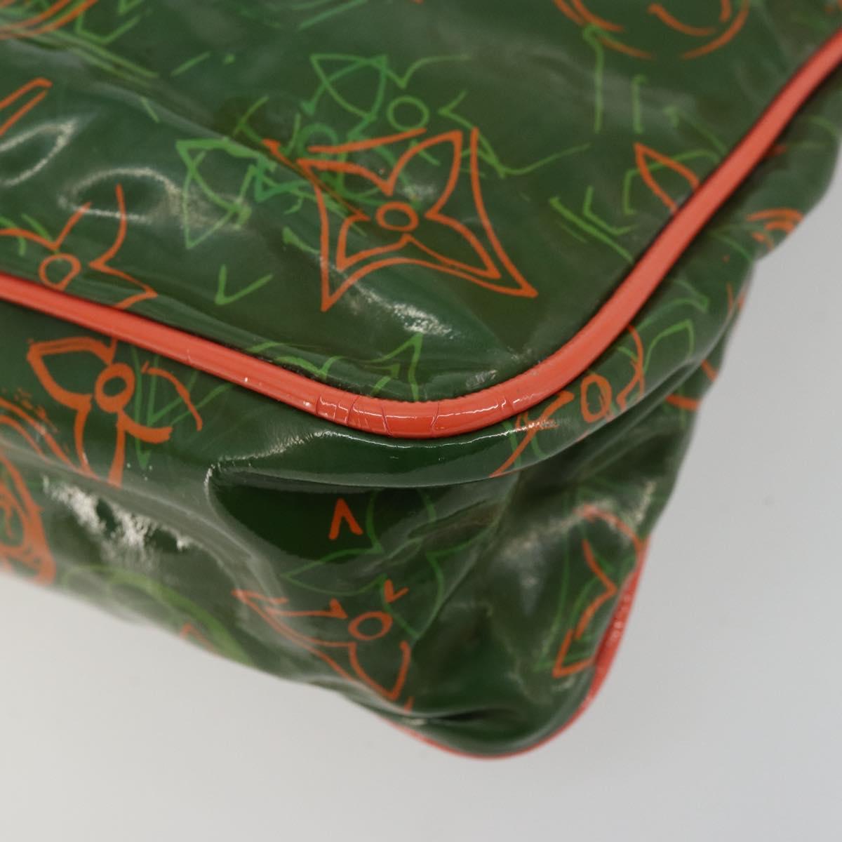 LOUIS VUITTON Bonbon Richard Prince Pochette Bag Green M95748 LV Auth 180342A