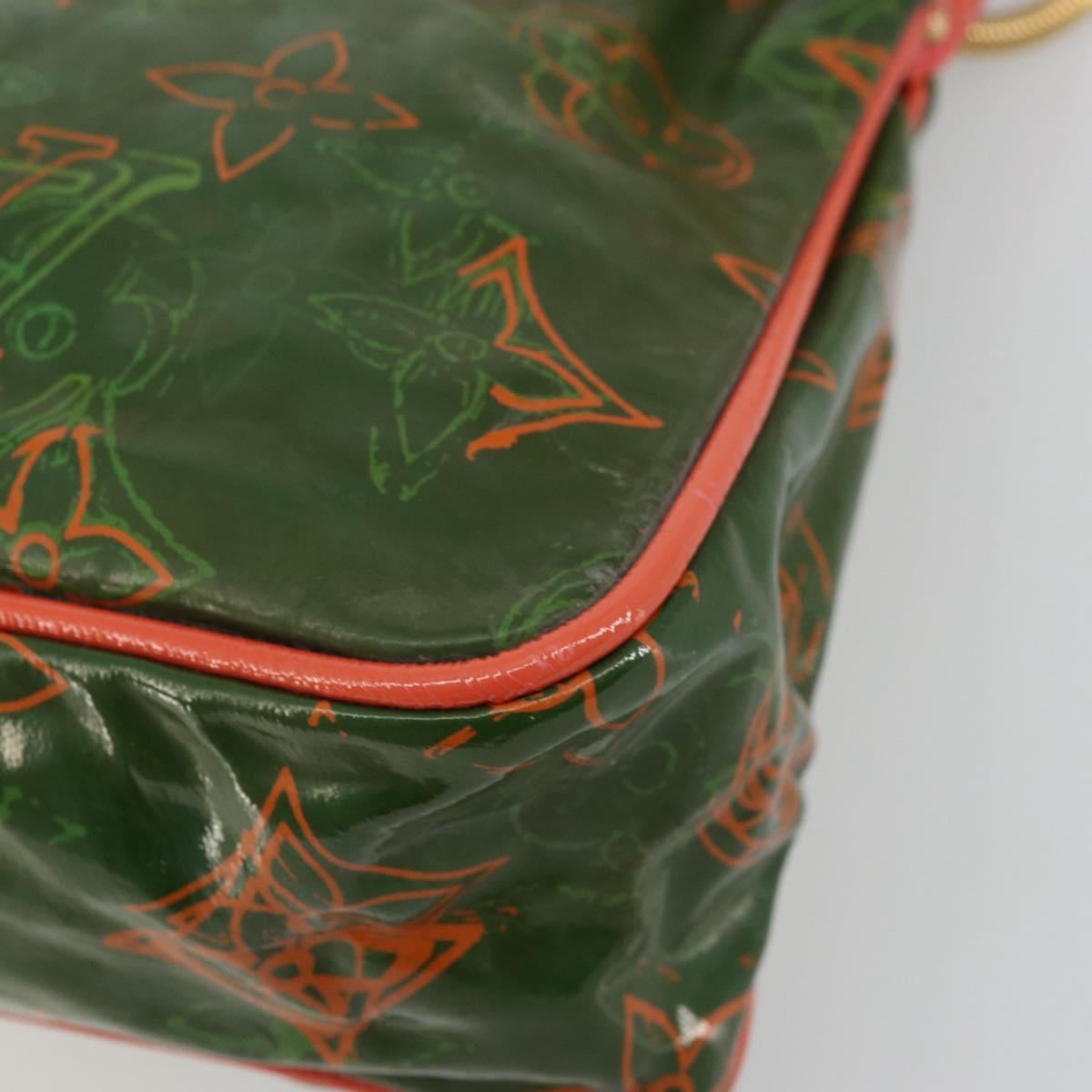 LOUIS VUITTON Bonbon Richard Prince Pochette Bag Green M95748 LV Auth 180342A