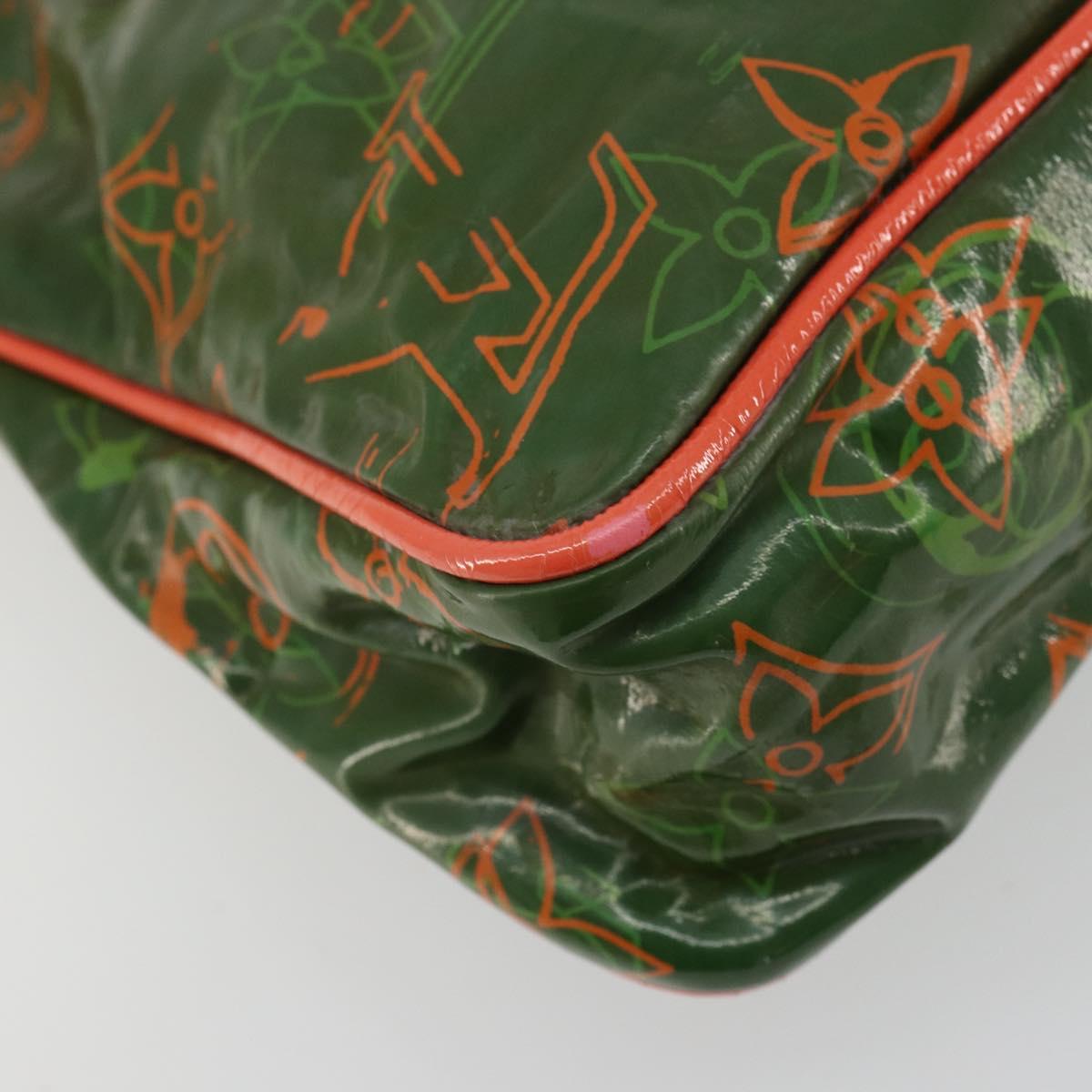 LOUIS VUITTON Bonbon Richard Prince Pochette Bag Green M95748 LV Auth 180342A