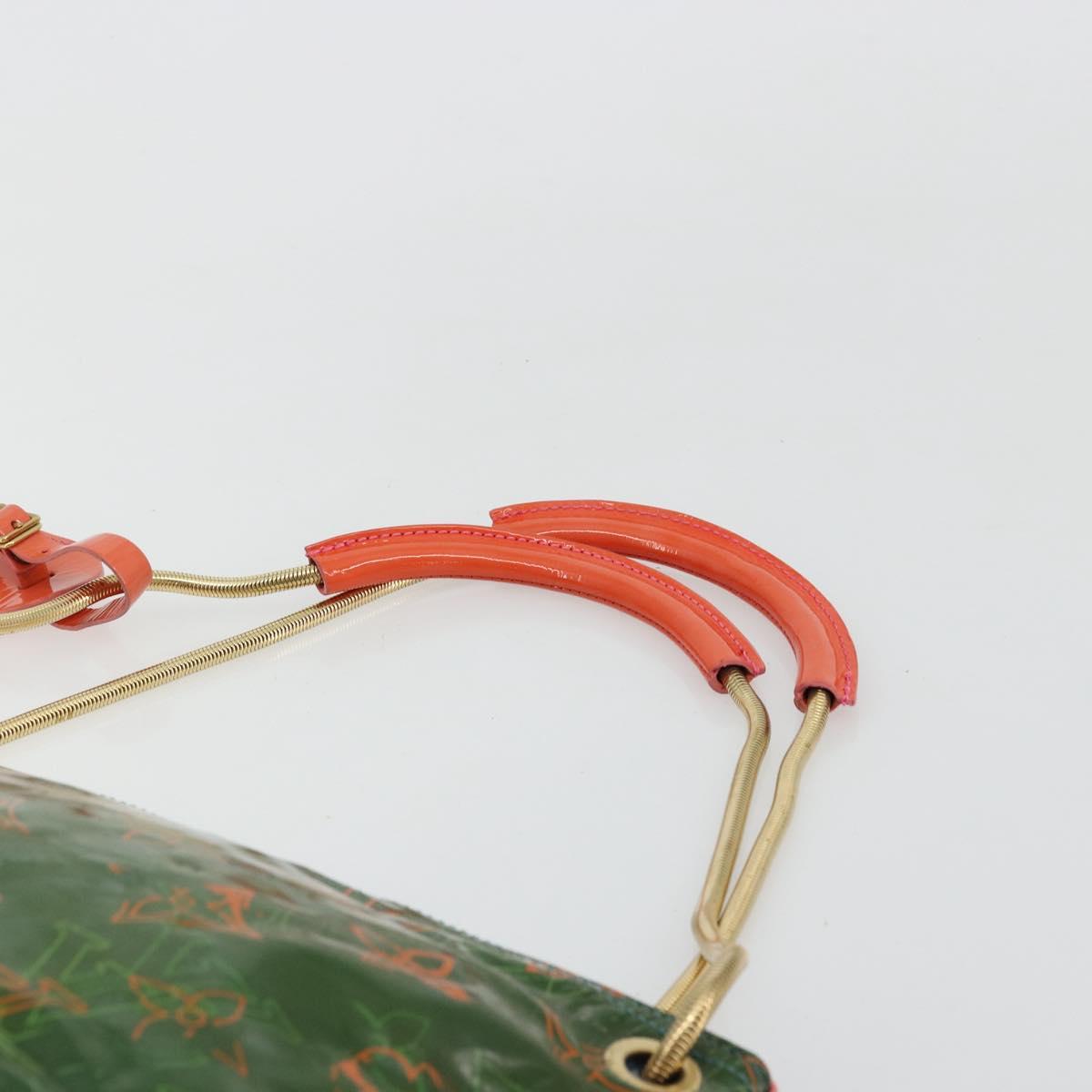 LOUIS VUITTON Bonbon Richard Prince Pochette Bag Green M95748 LV Auth 180342A