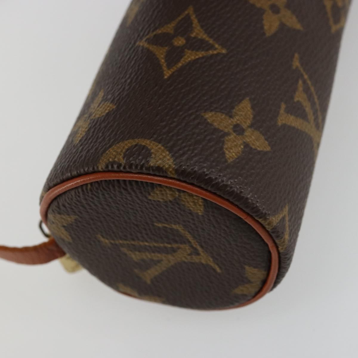 LOUIS VUITTON Monogram Papillon Pouch LV Auth 180346