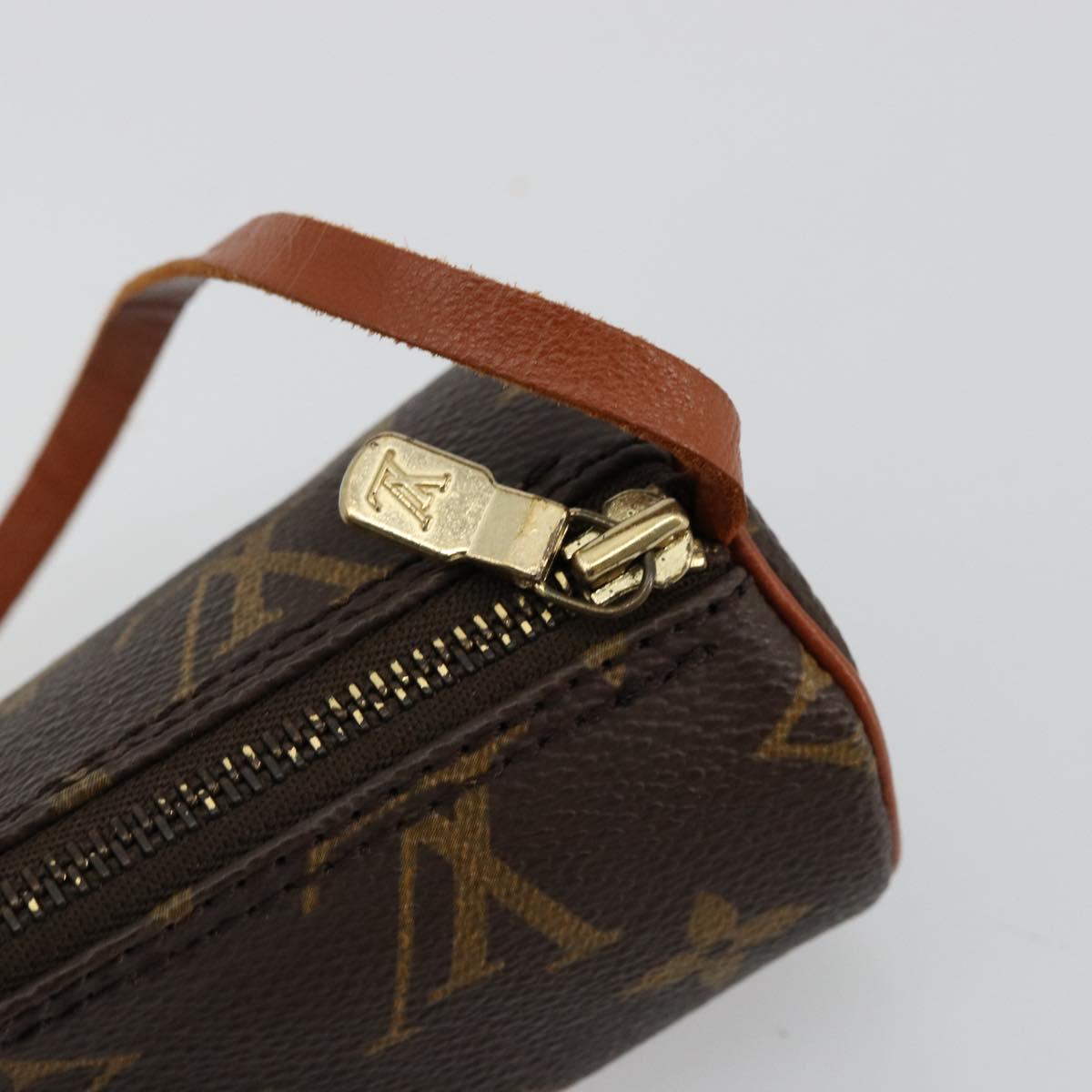 LOUIS VUITTON Monogram Papillon Pouch LV Auth 180346