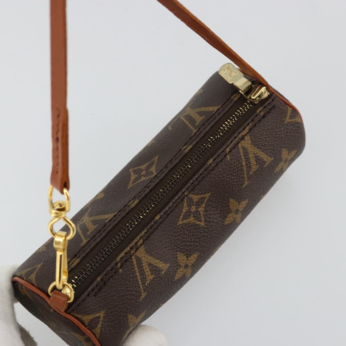 LOUIS VUITTON Monogram Papillon Pouch LV Auth 180346