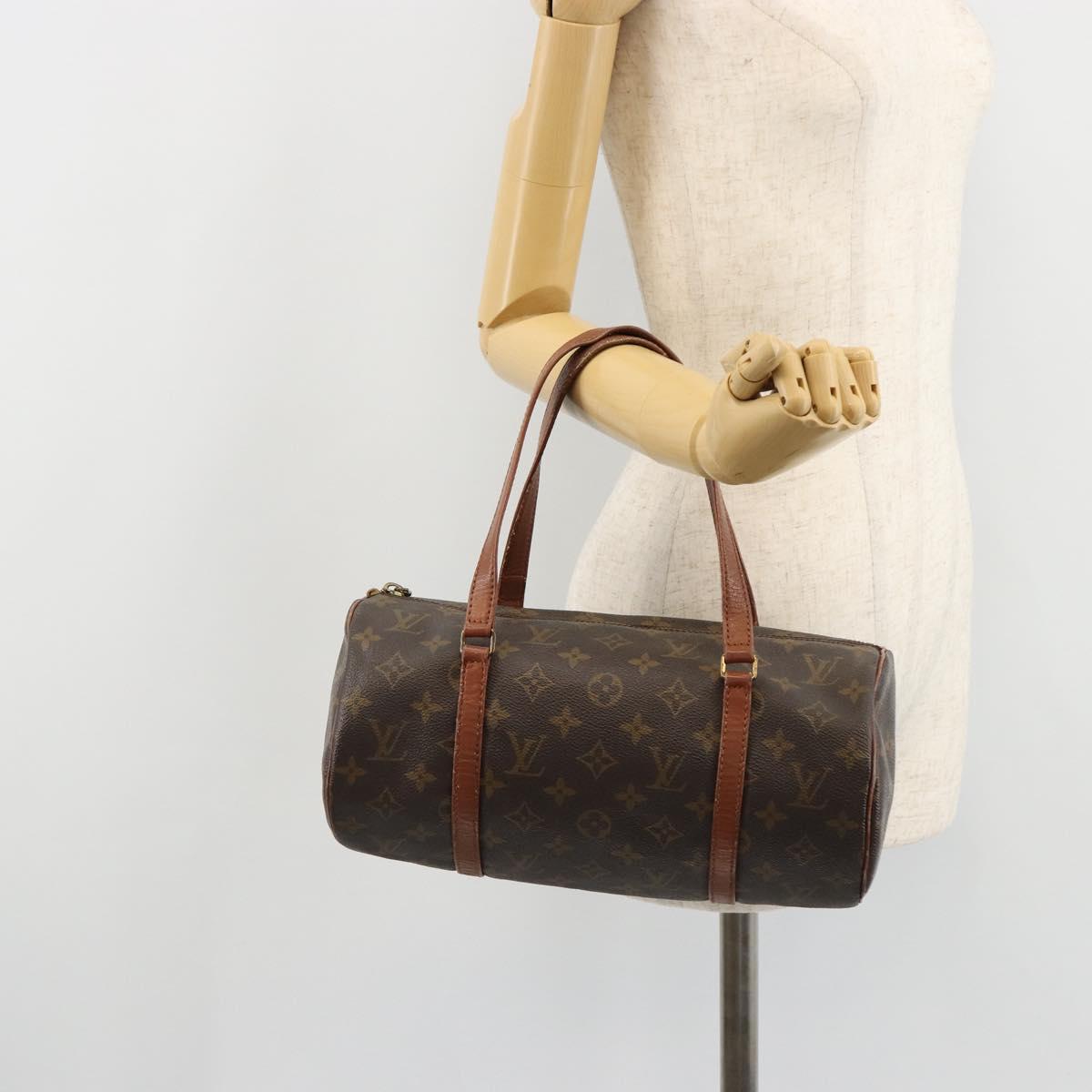 LOUIS VUITTON Monogram Papillon 30 Hand Bag M51385 LV Auth 180349