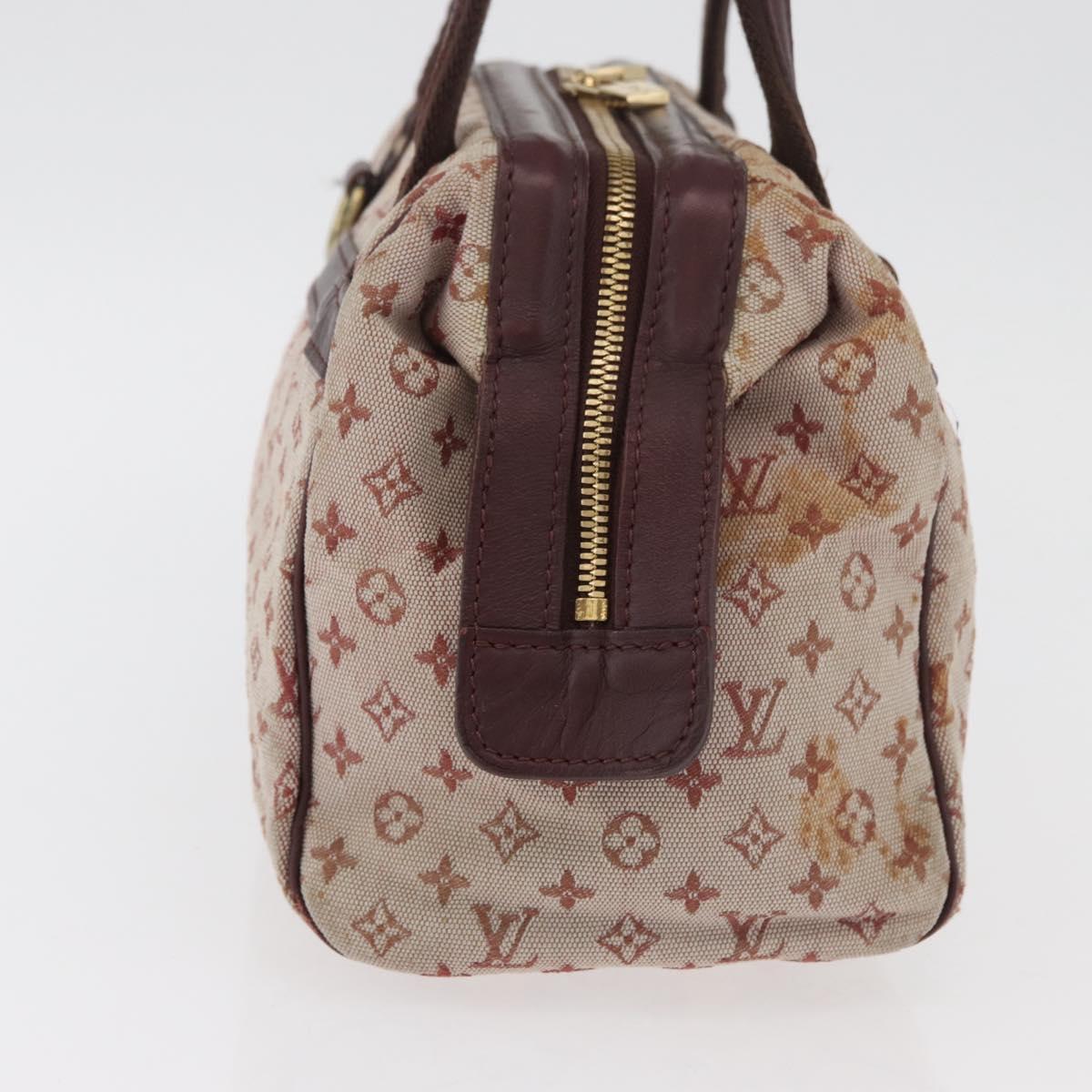 LOUIS VUITTON Monogram Mini Josephine PM Hand Bag Red M92216 LV Auth 180350
