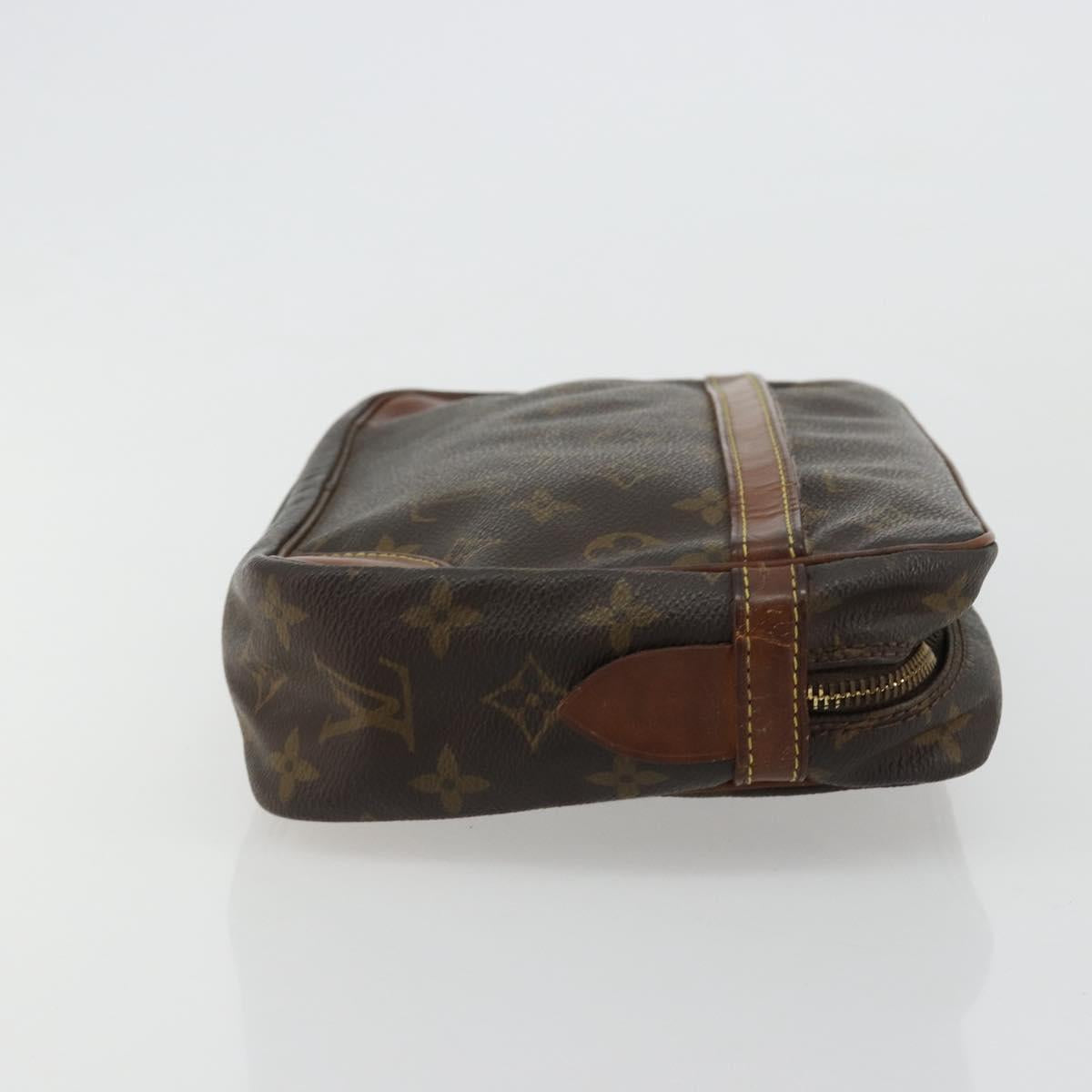 LOUIS VUITTON Monogram Compiegne 28 Clutch Bag M51845 LV Auth 180360