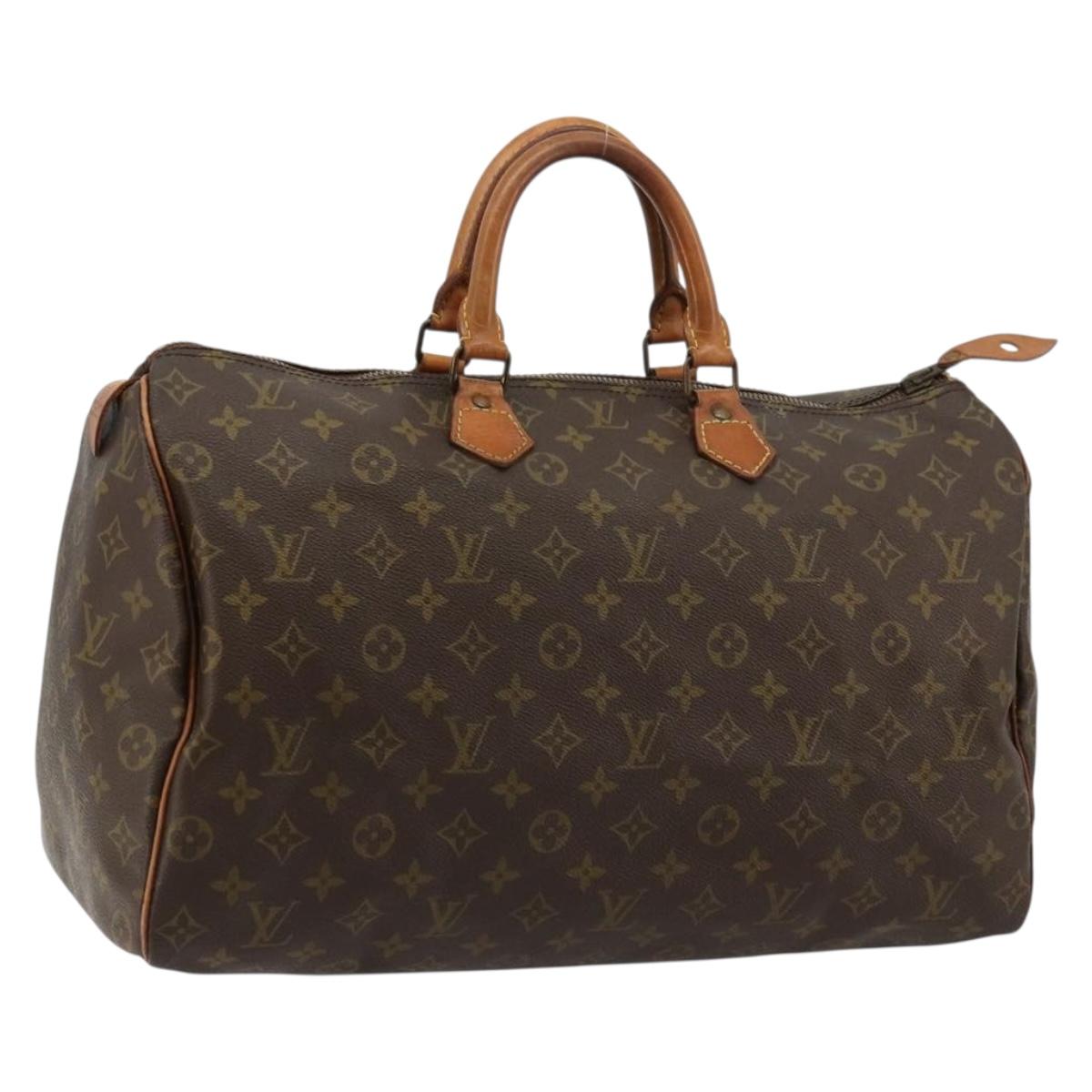 LOUIS VUITTON Monogram Speedy 40 Hand Bag M41522 LV Auth 180364