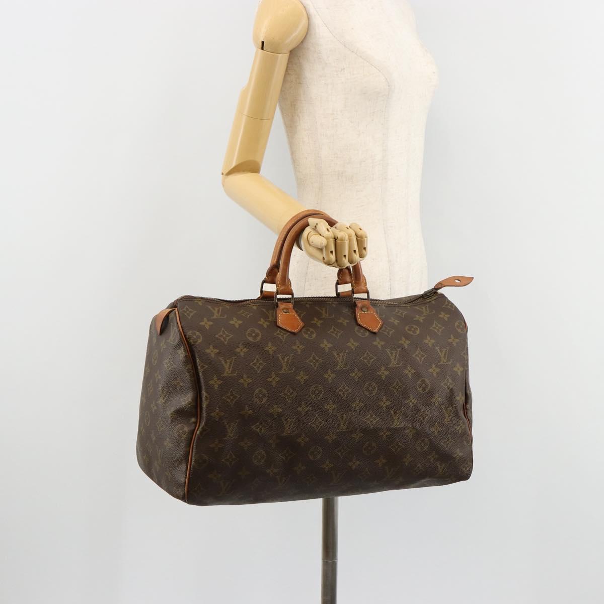 LOUIS VUITTON Monogram Speedy 40 Hand Bag M41522 LV Auth 180364
