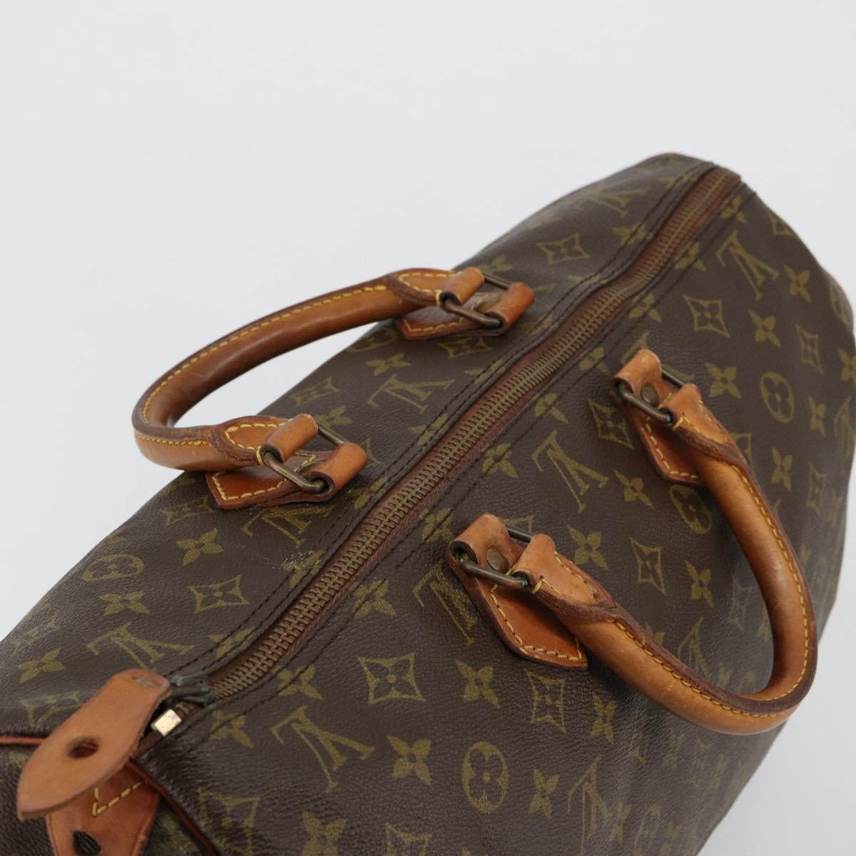 LOUIS VUITTON Monogram Speedy 40 Hand Bag M41522 LV Auth 180364