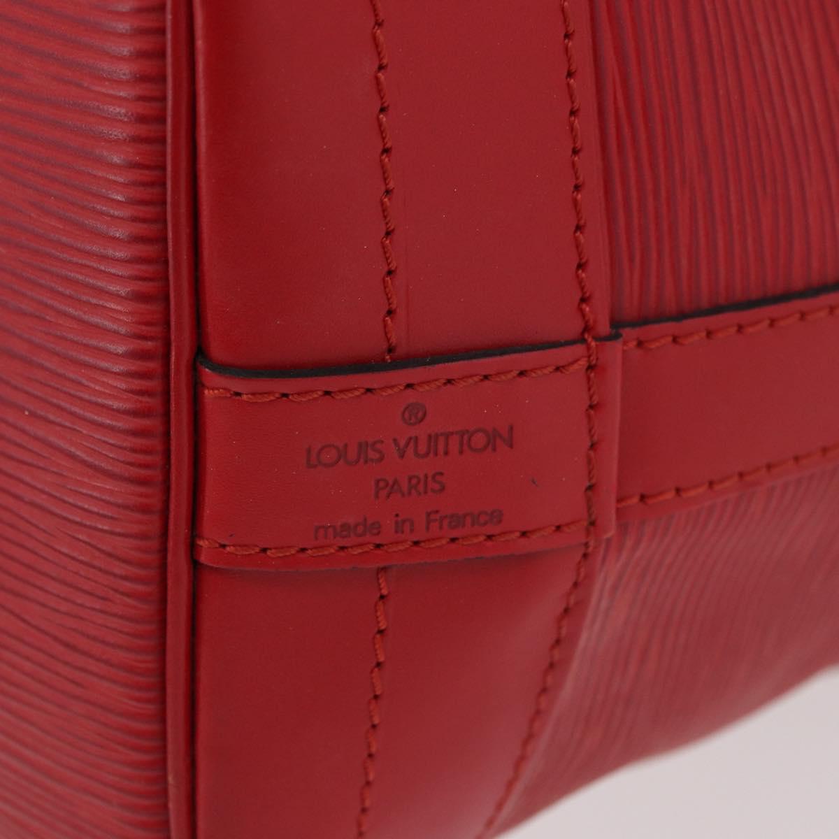 LOUIS VUITTON Epi Noe Shoulder Bag Red M44007 LV Auth 180369A