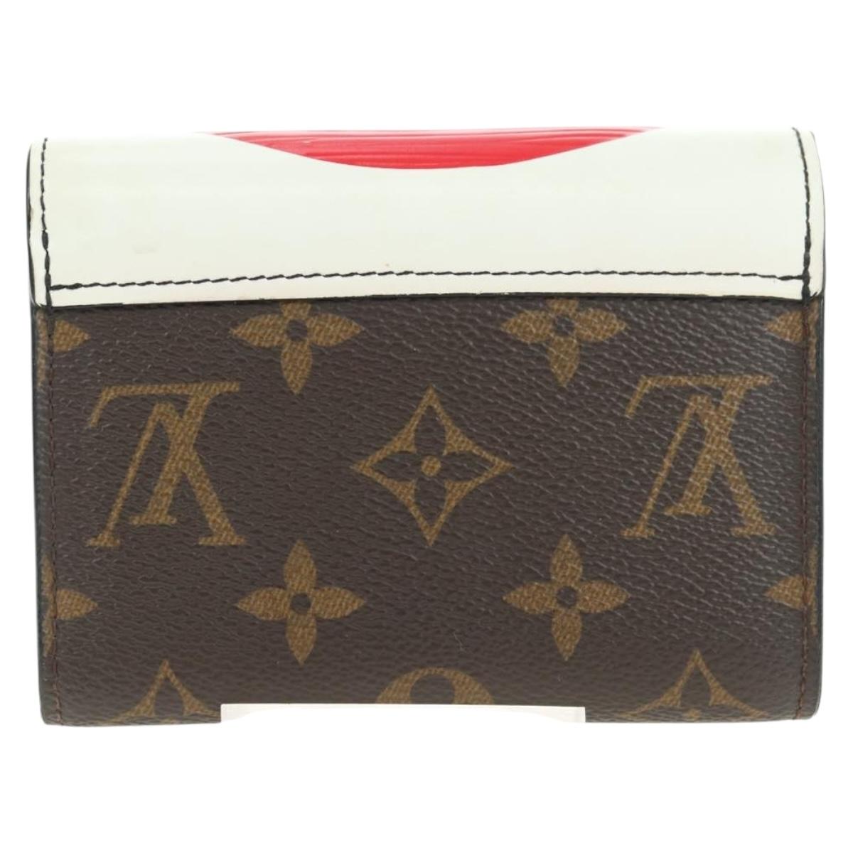 LOUIS VUITTON Kabuki Portefeuille Victorine Wallet Red M67257 Auth 180375M
