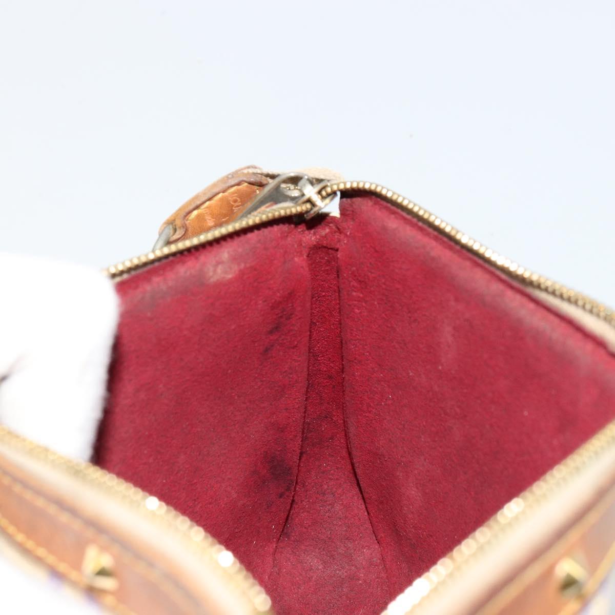 LOUIS VUITTON Monogram Multicolor Pochette Pouch White M92649 LV Auth 180382
