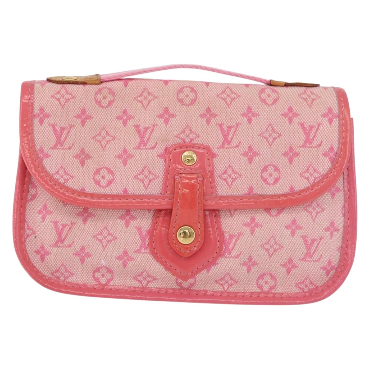 LOUIS VUITTON Monogram Mini Trousse Marie Kate Strawberry M92934 LV Auth 180383