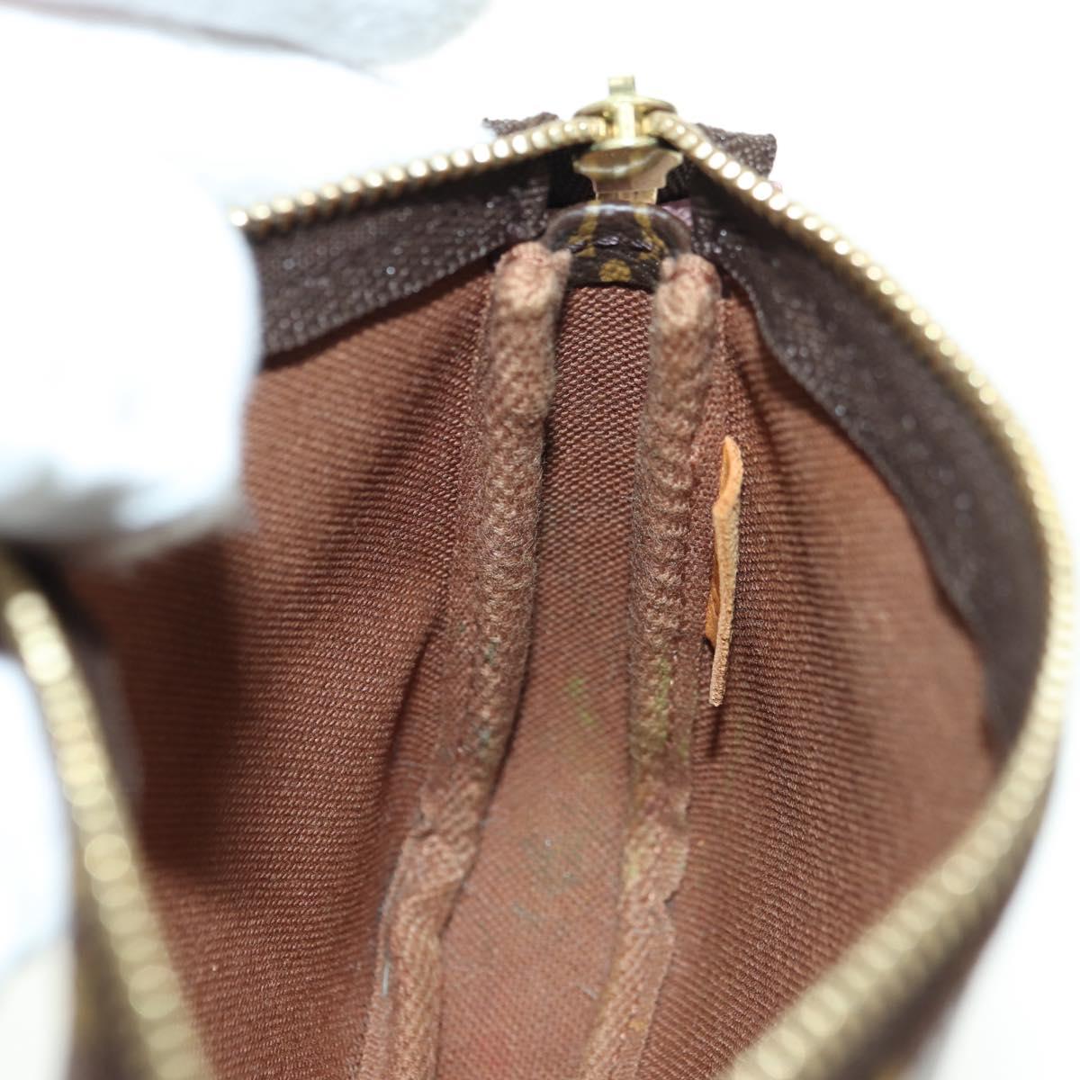 LOUIS VUITTON Monogram Mini Pochette Accessoires Pouch N41667 LV Auth 180386M