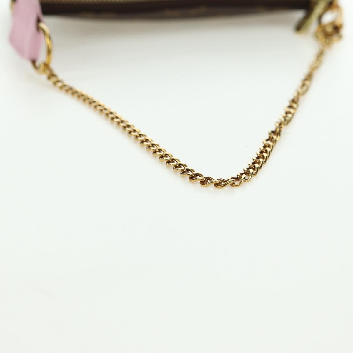 LOUIS VUITTON Monogram Mini Pochette Accessoires Pouch N41667 LV Auth 180386M