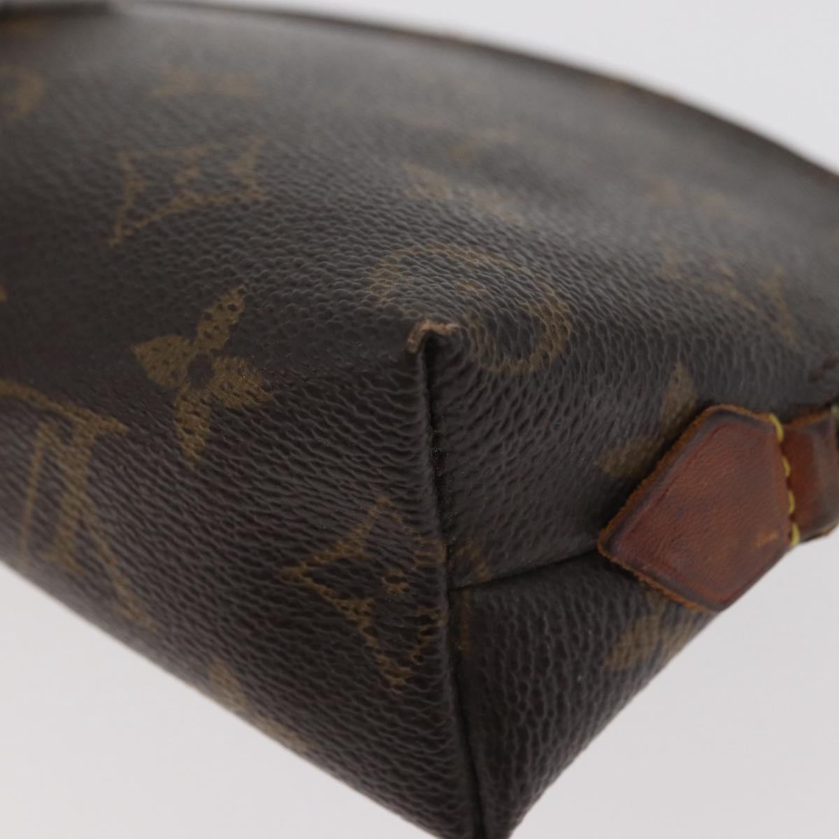 LOUIS VUITTON Monogram Pochette Cosmetic PM Pouch M43998 LV Auth 180387