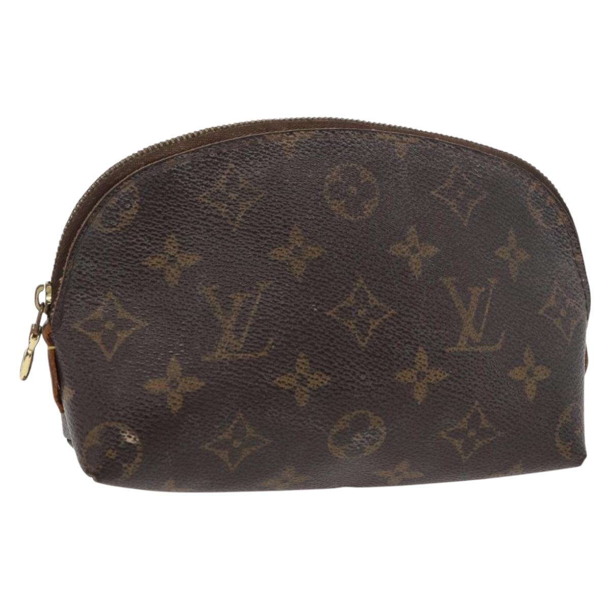 LOUIS VUITTON Monogram Pochette Cosmetic PM Pouch M43998 LV Auth 180387
