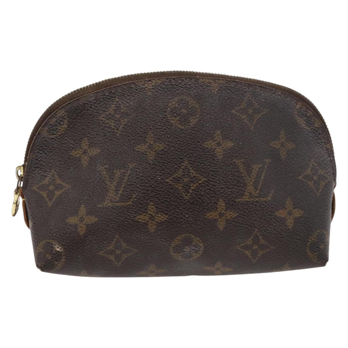 LOUIS VUITTON Monogram Pochette Cosmetic PM Pouch M43998 LV Auth 180387