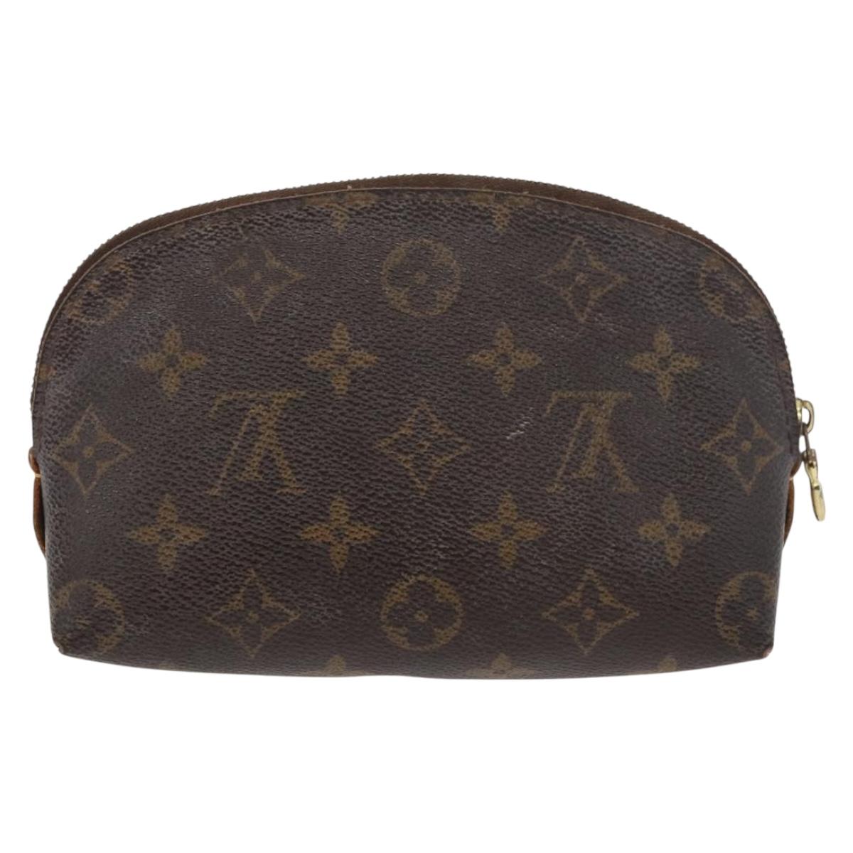 LOUIS VUITTON Monogram Pochette Cosmetic PM Pouch M43998 LV Auth 180387