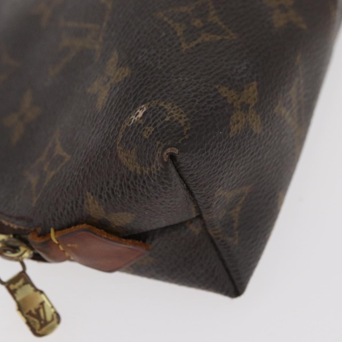 LOUIS VUITTON Monogram Pochette Cosmetic PM Pouch M43998 LV Auth 180387