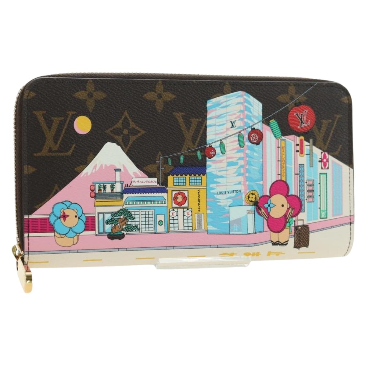 LOUIS VUITTON Monogram Vivienne Zippy Wallet Long Wallet M81630 LV Auth 180396M