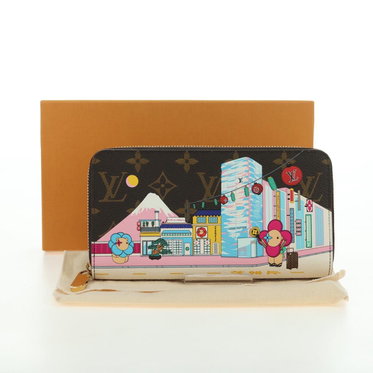 LOUIS VUITTON Monogram Vivienne Zippy Wallet Long Wallet M81630 LV Auth 180396M