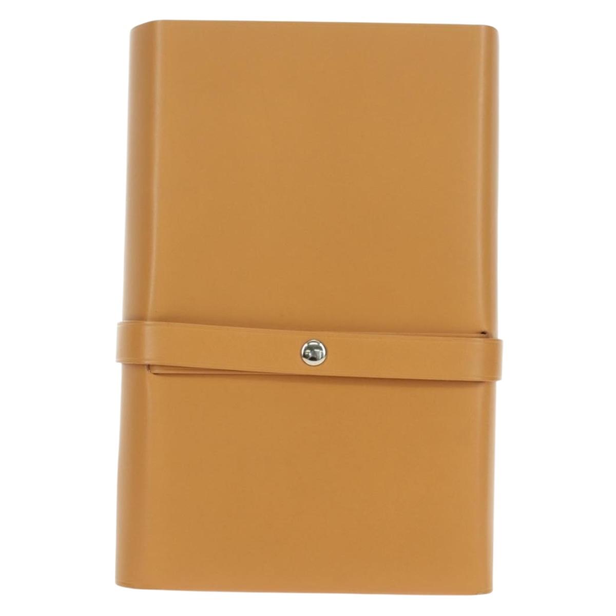 HERMES Postcard Set Visionaire 32 Playing Cards Leather Beige Auth 180397M
