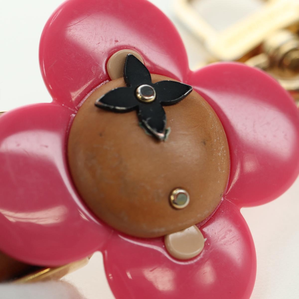 LOUIS VUITTON Porte Cre Vivienne Charm metal Gold Tone M67298 LV Auth 180398M