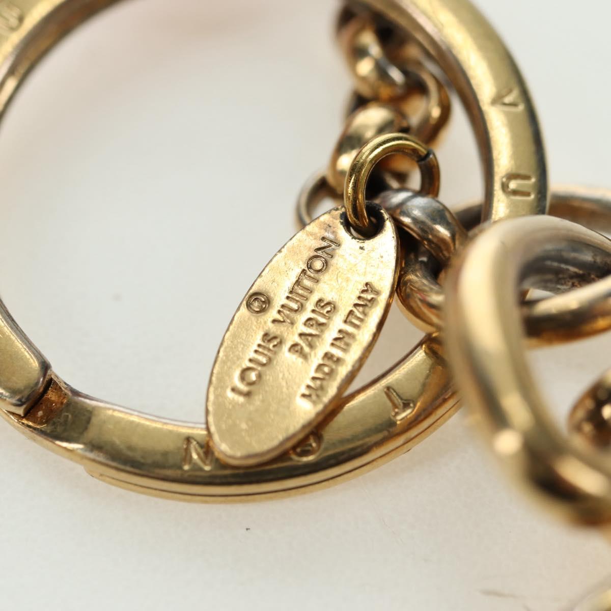 LOUIS VUITTON Porte Cre Vivienne Charm metal Gold Tone M67298 LV Auth 180398M
