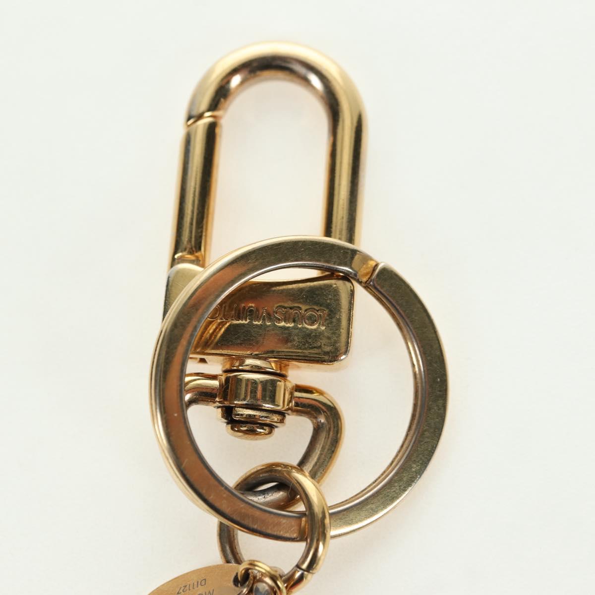 LOUIS VUITTON Porte Cre Vivienne Charm metal Gold Tone M67298 LV Auth 180398M