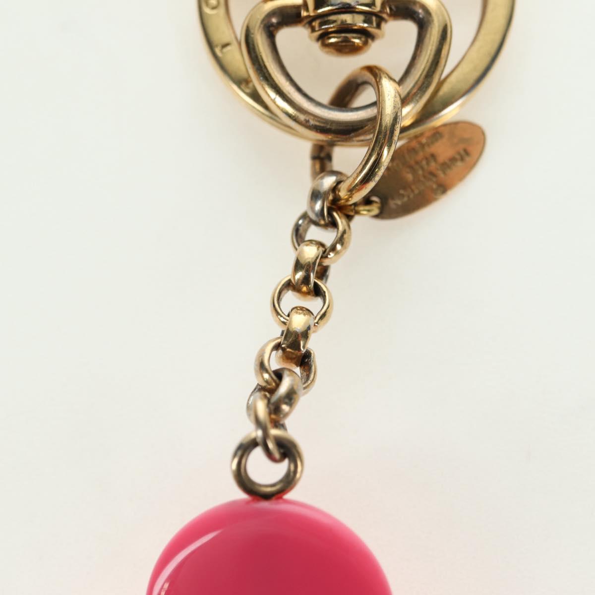LOUIS VUITTON Porte Cre Vivienne Charm metal Gold Tone M67298 LV Auth 180398M