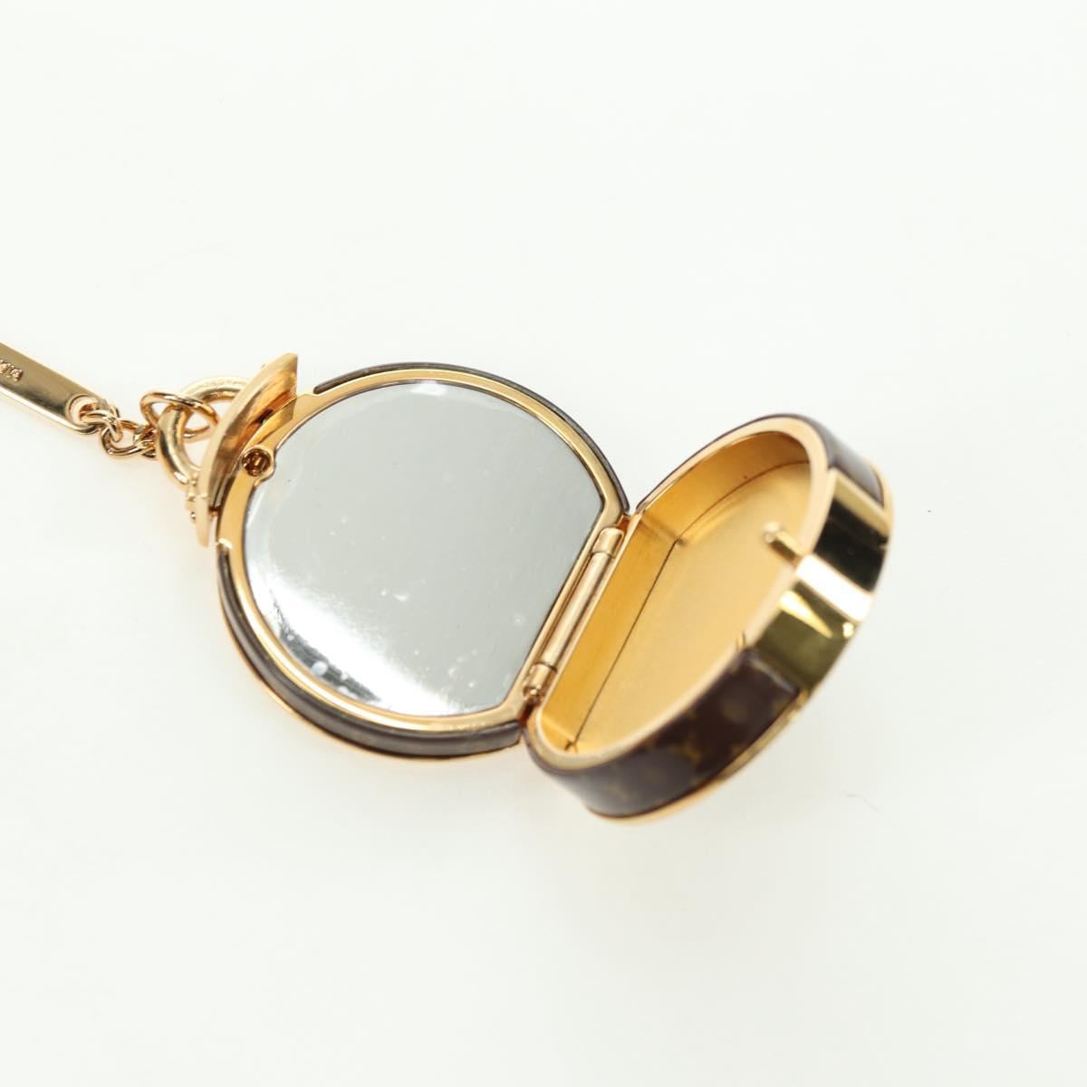 LOUIS VUITTON Porte Cles Boite Chapeau Key Holder metal Gold M62230 Auth 180399M