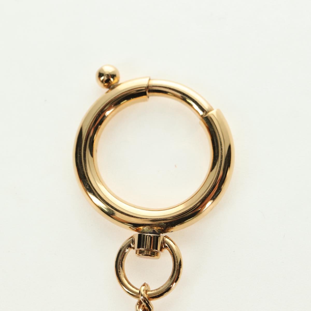 LOUIS VUITTON Porte Cles Boite Chapeau Key Holder metal Gold M62230 Auth 180399M