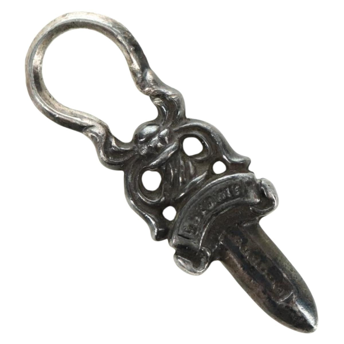 Chrome Hearts Dagger Charm Pendant Top Ag925 Silver Auth 180400M