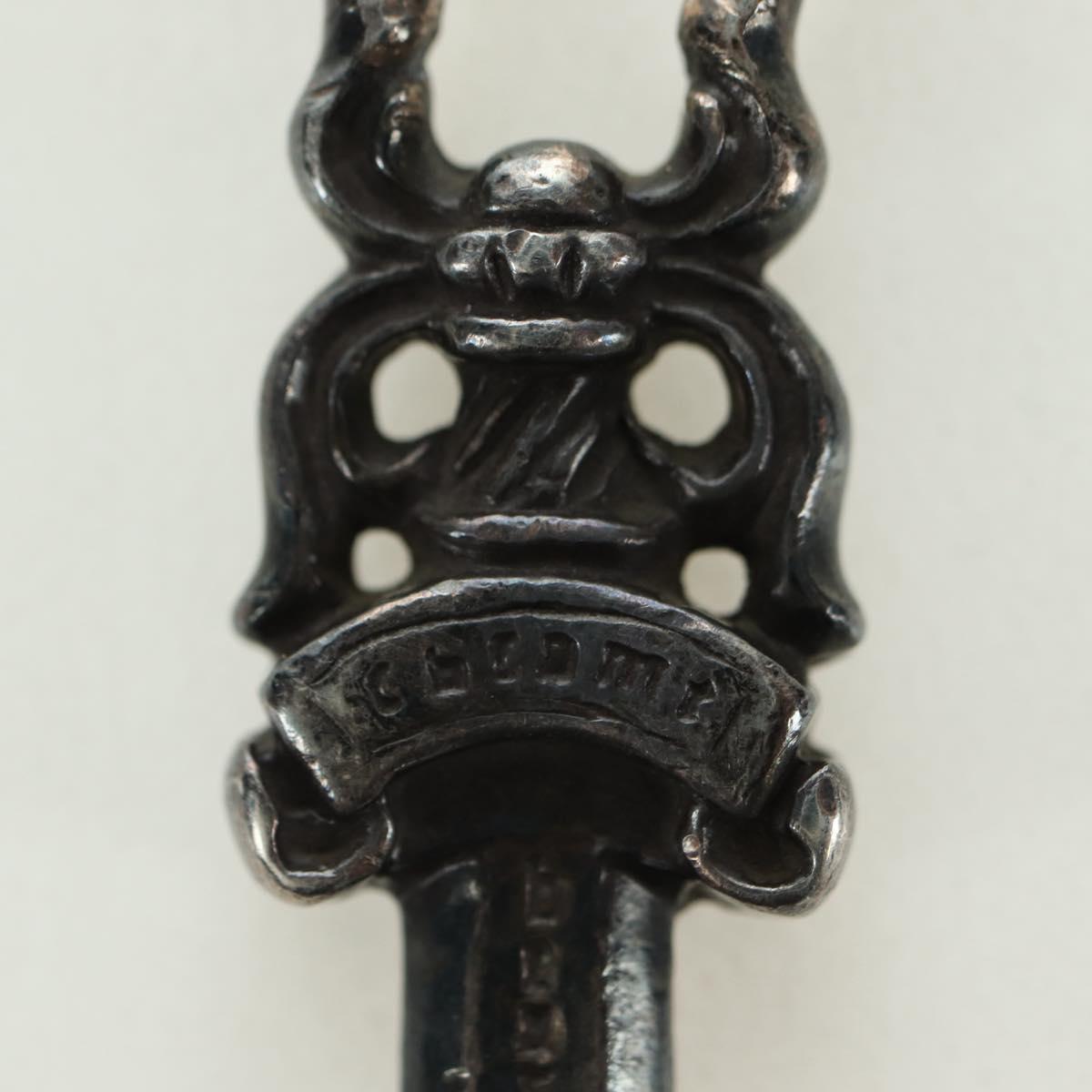 Chrome Hearts Dagger Charm Pendant Top Ag925 Silver Auth 180400M