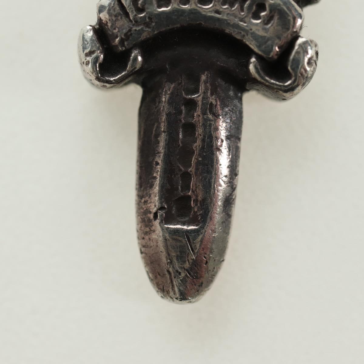 Chrome Hearts Dagger Charm Pendant Top Ag925 Silver Auth 180402M