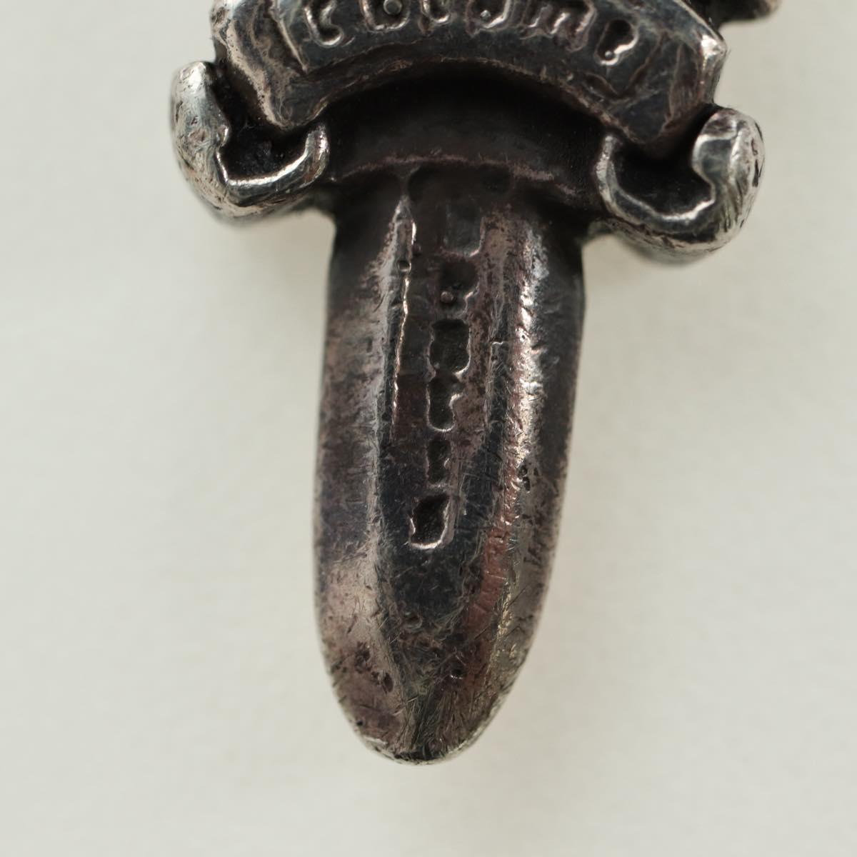Chrome Hearts Dagger Charm Pendant Top Ag925 Silver Auth 180402M