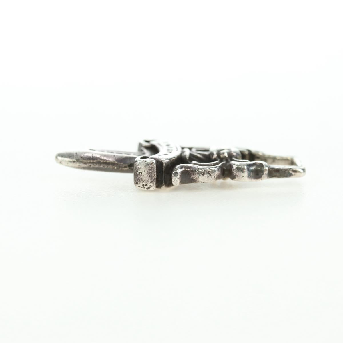 Chrome Hearts Dagger Charm Pendant Top Ag925 Silver Auth 180403M